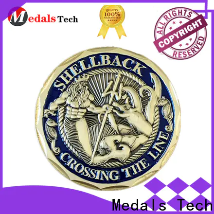 Medals Tech plated sport challenge coins personalized for games