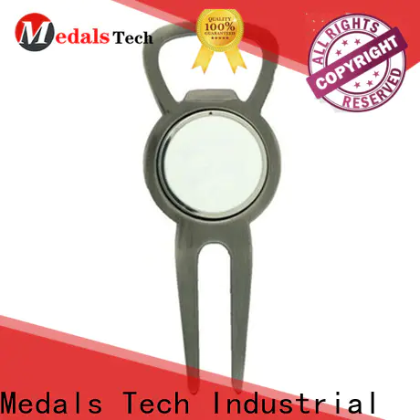 Medals Tech metal divot tool ball marker with good price for add on sale