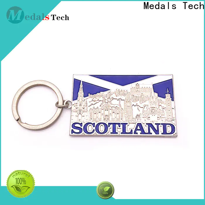 Medals Tech embossed custom logo keychains series for add on sale