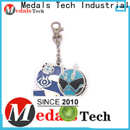 Medals Tech minimum leather keychain from China for add on sale