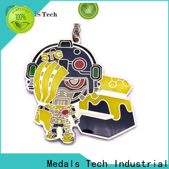 Medals Tech embossed leather keychain manufacturer for add on sale