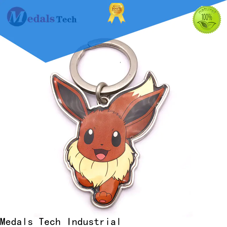 Medals Tech plated metal keychains directly sale for man