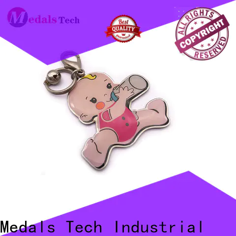 plated keychain supplies dog series for commercial