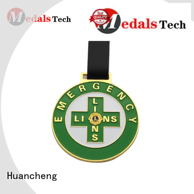 Huancheng Brand round shape low cost personalised golf bag tags metal