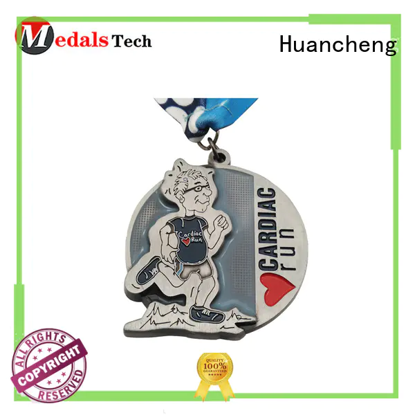 Huancheng Brand matte sport metal medal marathon factory