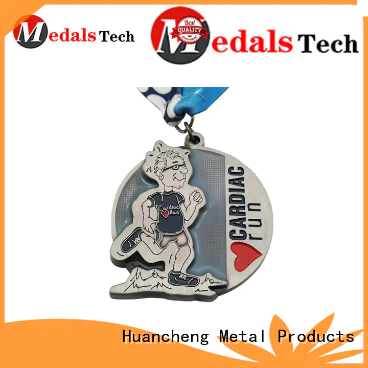 Huancheng Brand ribbon popular marathon metal medal manufacture