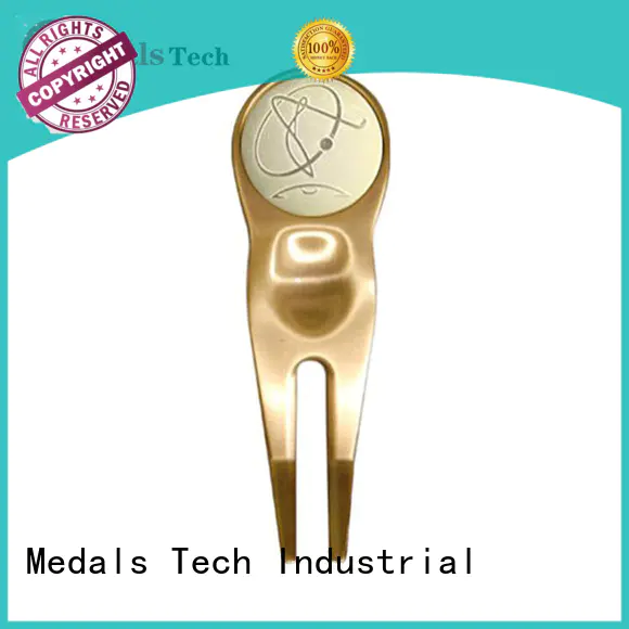 Medals Tech shinny personalized golf divot tool with good price for add on sale