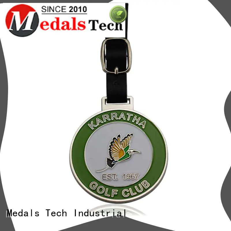 round blank golf bag tags personalized for woman