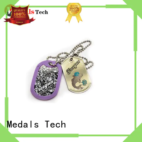 Medals Tech ball dog tag chain from China for man