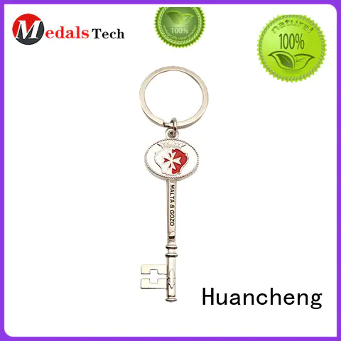 Huancheng Brand promotion antique home keychain metal logo supplier