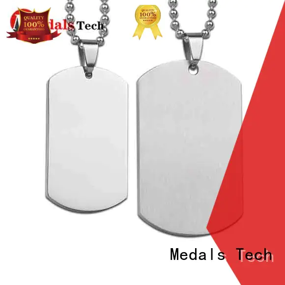 Medals Tech plated order dog name tag customized for boys