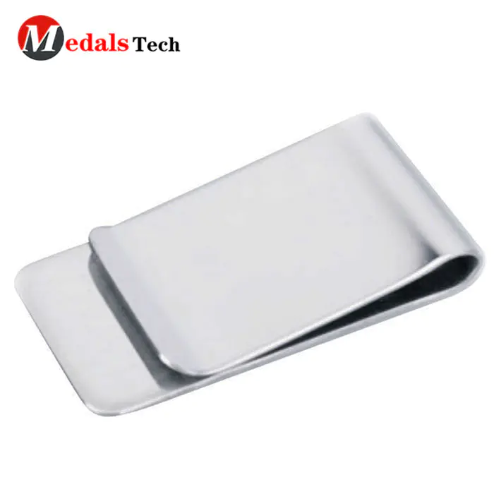 High quality blank metal stainless steel money clip