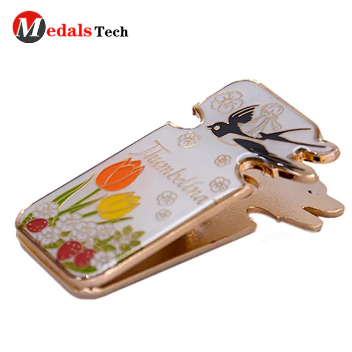 Wholesale gold plating metal epoxy coated money clips