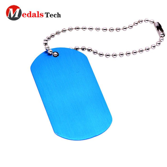 High quality custom stainless steel spray dog tag with ball chain