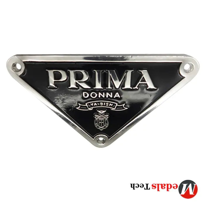 High quality custom recessed logo zinc alloy letter nameplate