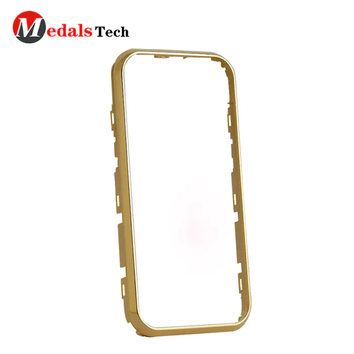 2019 new style phone shape silver plating  metal nameplate