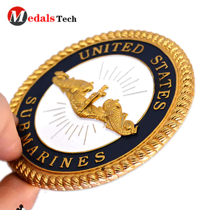 Personalized soft enamel gold plating sport challenge coins