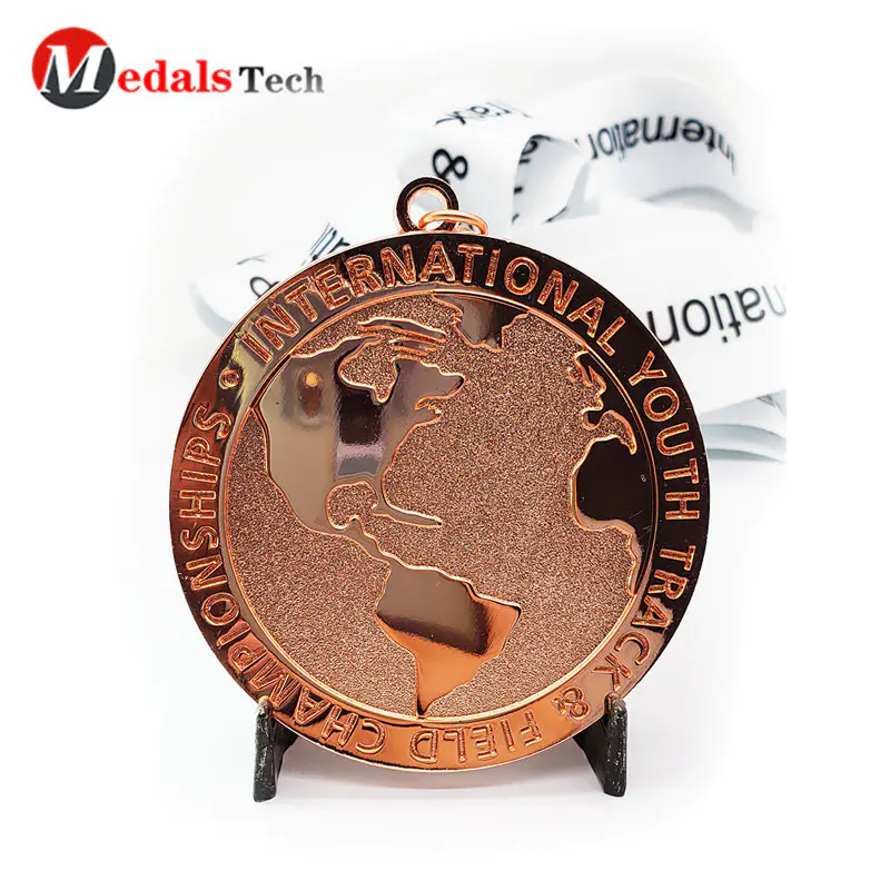Sport Metal Medal Personalized Tortoise Shape Multi Color Filled Gold Plating Theme