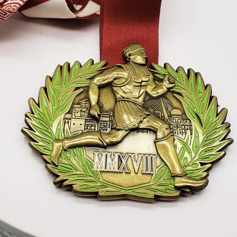 Custom Sport Medals with Shiny Gold