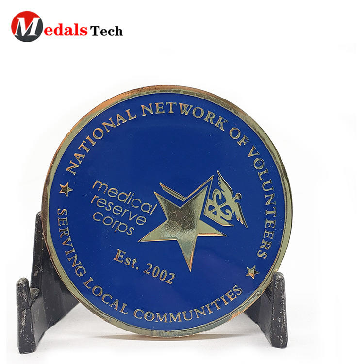 Presidential Challenge Coin Zinc Alloy Embossed Logo for Souvenir