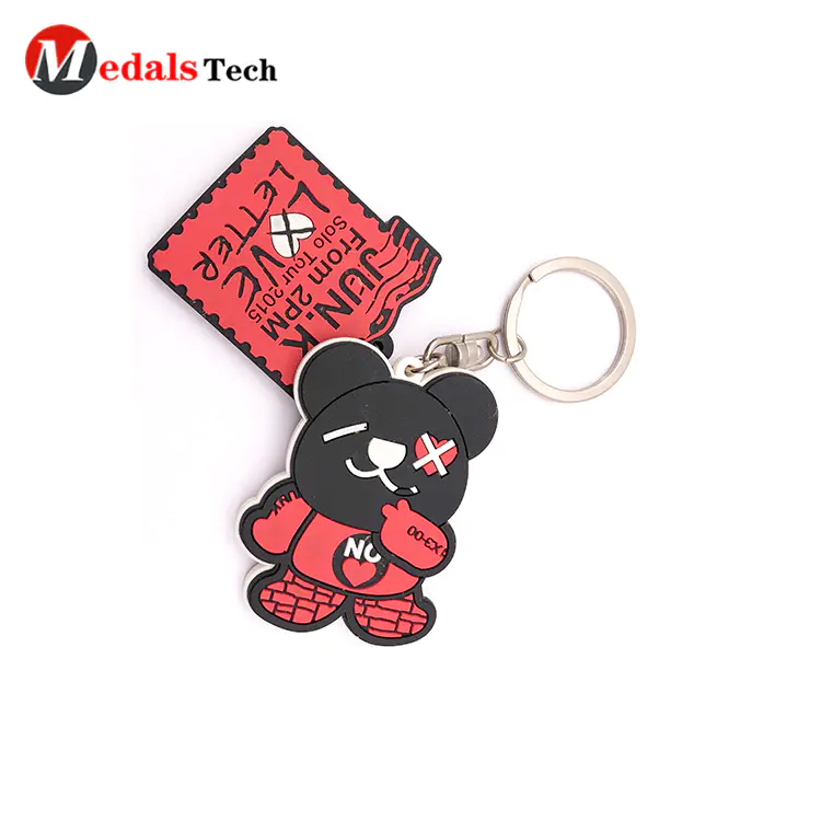 Custom Keychain with Cute Cartoon Soft  Pvc