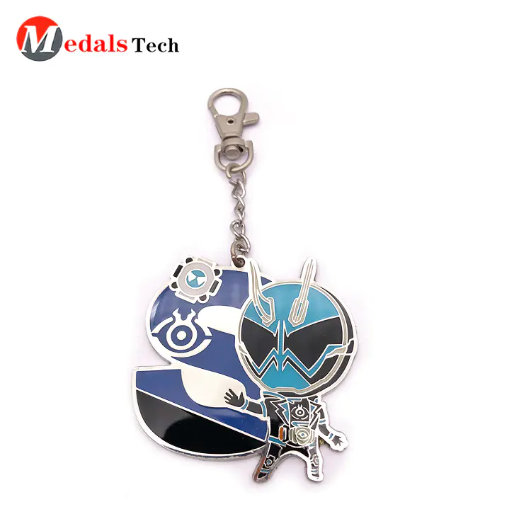 Metal Gift Name Keychain for Kids Silver 3d Logo Factory Direct Sale