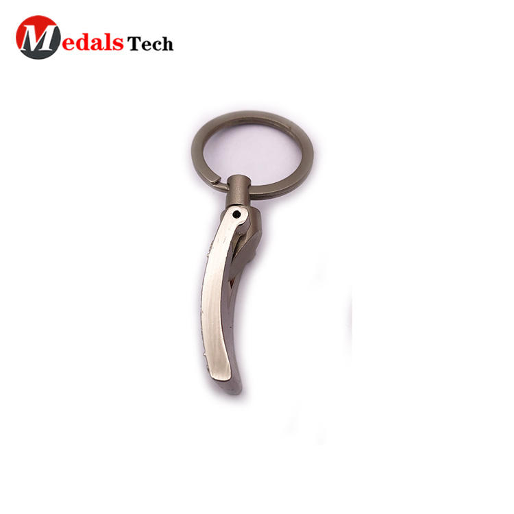Custom Engraved Logo KeyKeychain Zinc Alloy with Color Filled Wholesale