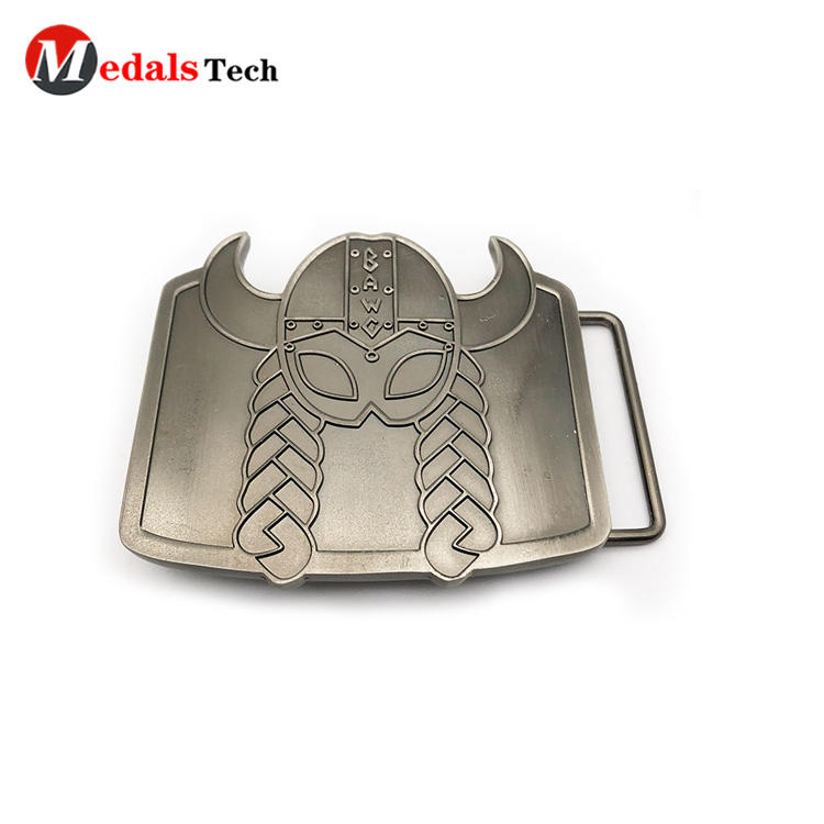 Creative fashion engraved logo zinc alloy belt buckles with antique plating