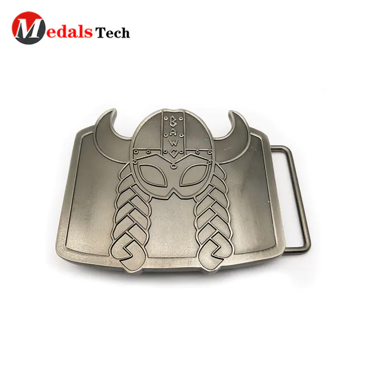 Creative fashion engraved logo zinc alloy belt buckles with antique plating