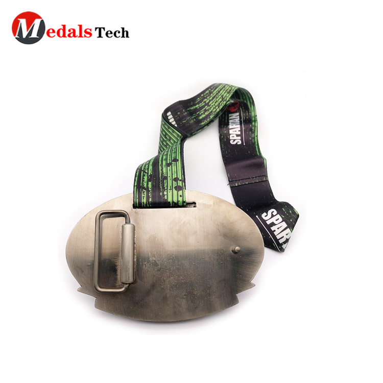 Personalized antique creative 3d logo zinc alloy medal belt buckles