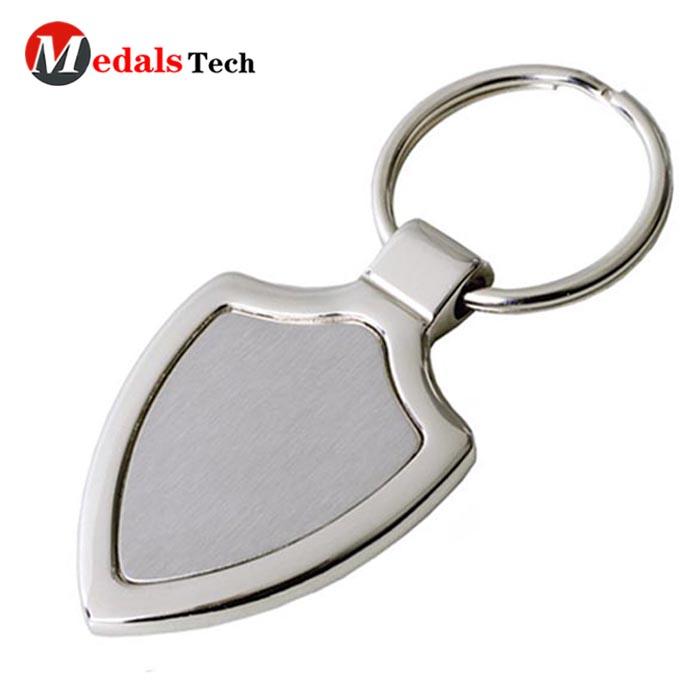 High quality custom zinc alloy  blank name metal  keychain