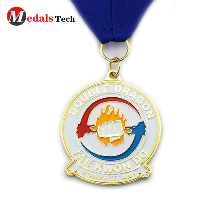 Promotional  enamel metal  make finisher sport award medals