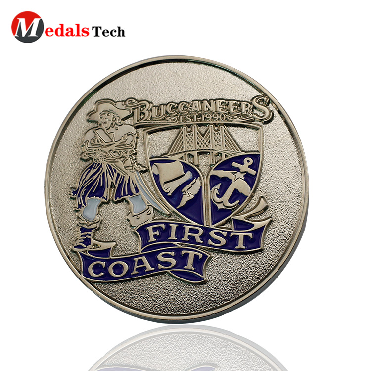 High quality antique copper engraved logo metal funny coins