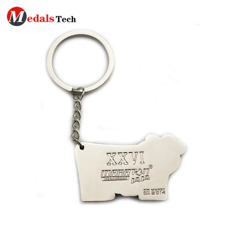 Wholesale  cute cow shaped keychain supplies