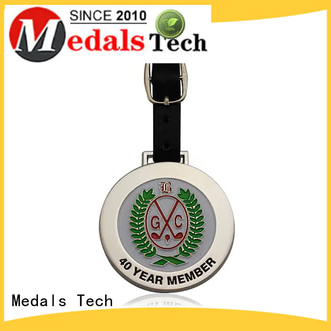 Medals Tech popular custom golf bag tags manufacturer for adults