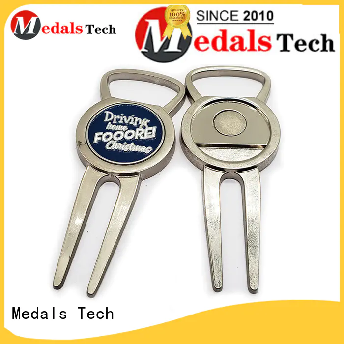 Medals Tech engraved divot tool ball marker with good price for add on sale
