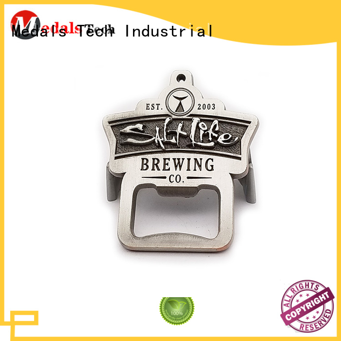 Medals Tech plated customized bottle opener from China for add on sale