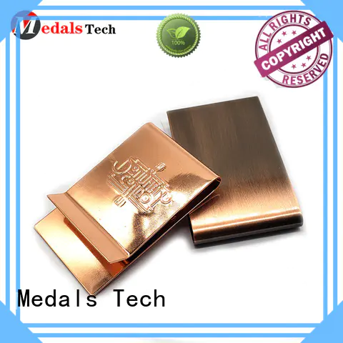 Medals Tech plating fancy money clip factory for woman
