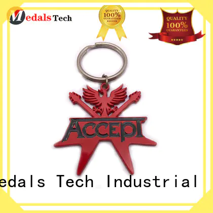 Medals Tech embossed key keychain manufacturer for add on sale