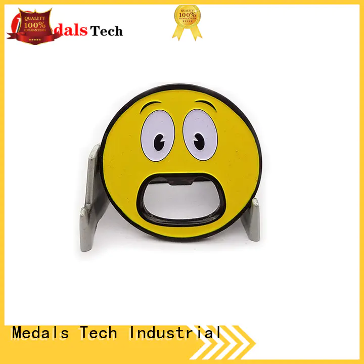 Medals Tech round cheap bottle openers customized for commercial