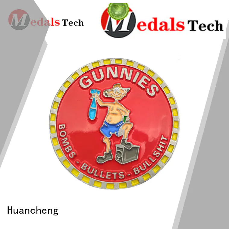 soft enamel quality offset printing Huancheng Brand challenge coin supplier