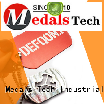 Medals Tech direct name on dog tag manufacturer for add on sale
