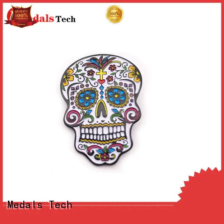 Medals Tech coated custom lapel pins design for woman