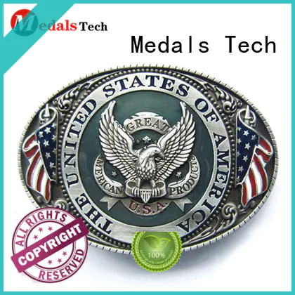 Medals Tech ox custom belt buckles factory price for adults