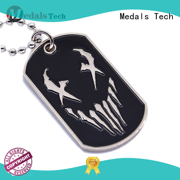 Medals Tech metal monogrammed dog tags manufacturer for adults