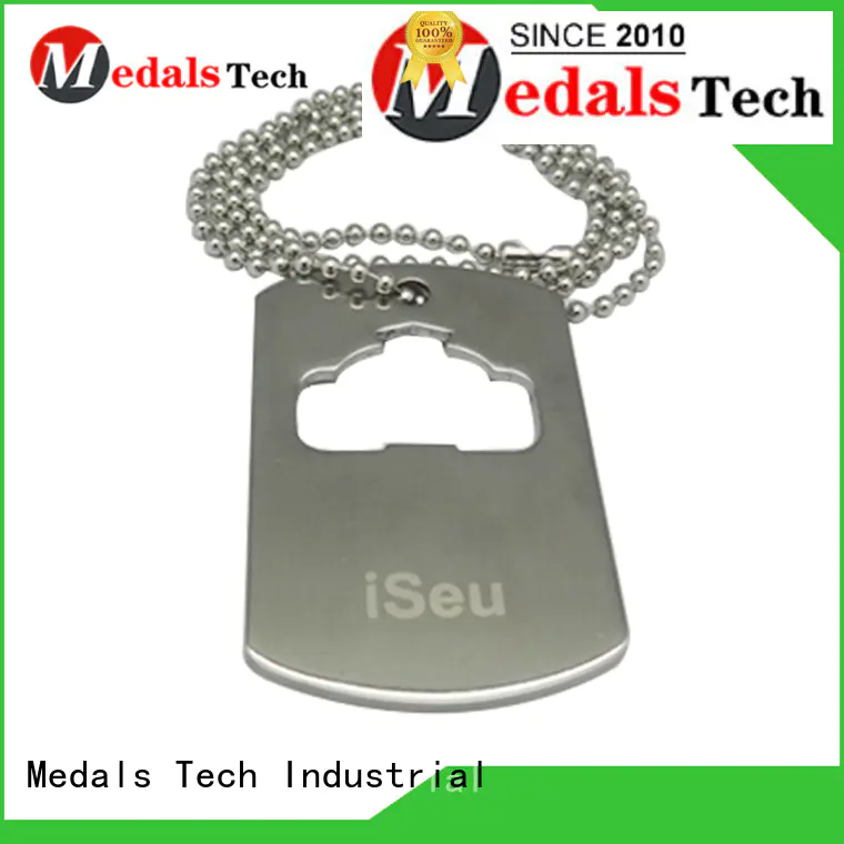 Medals Tech shape dog tag jewelry series for add on sale