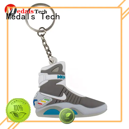Cheap professional 3d pvc sneaker running shoe keychain