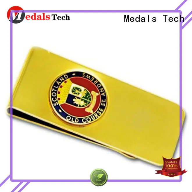 Medals Tech coated name brand money clip design for adults