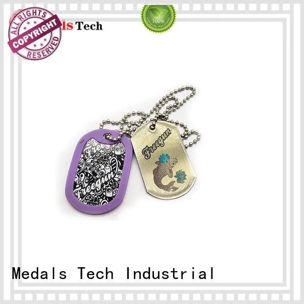 Medals Tech sport blank dog tags manufacturer for add on sale