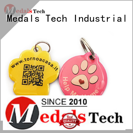 shinny large dog id tags die manufacturer for add on sale